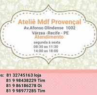Ateliê Atelie Mdf Provencal Val